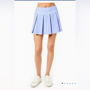 Addison Bay Blue and White Skater Skirt